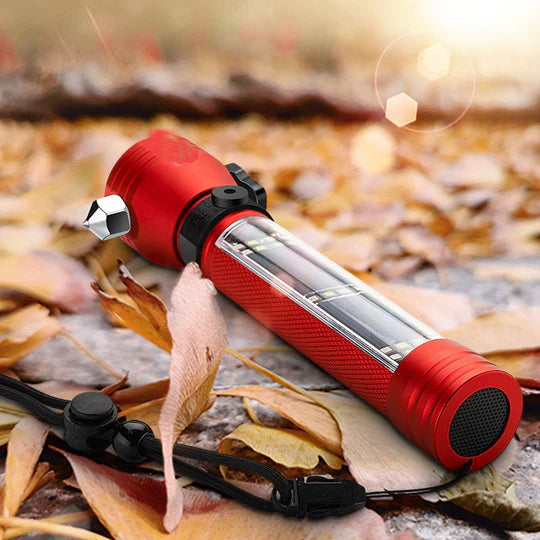 ForgeLite - Lampe de poche multifonctionnelle à énergie solaire