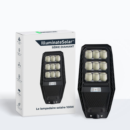 Diamond Series™ - Le lampadaire solaire 100W