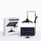 Lampe solaire suspendue pour l'extérieur