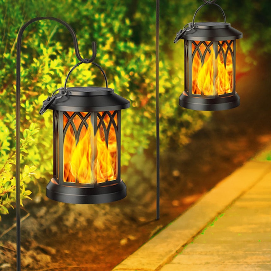 FlameGlow™ - Lanterne solaire à flamme suspendue