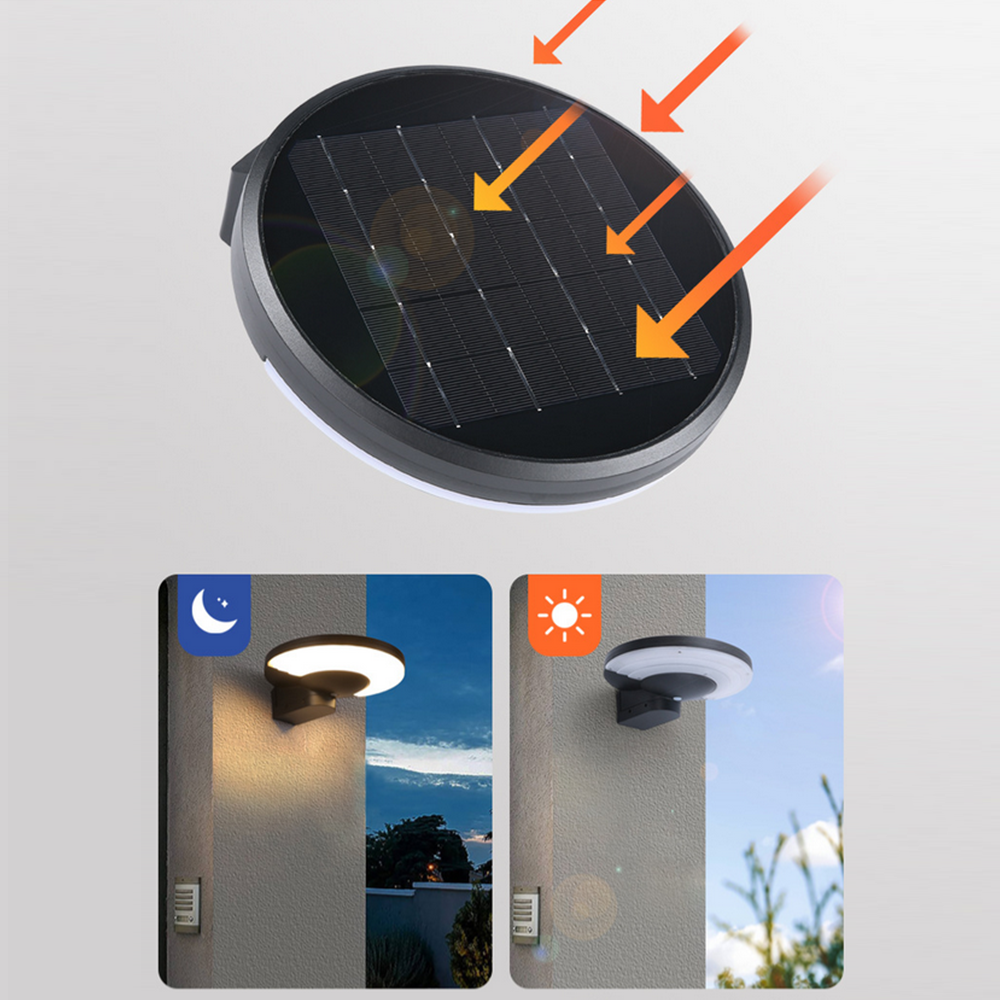 LumaArc Applique Solaire – LED Détecteur de Mouvement
