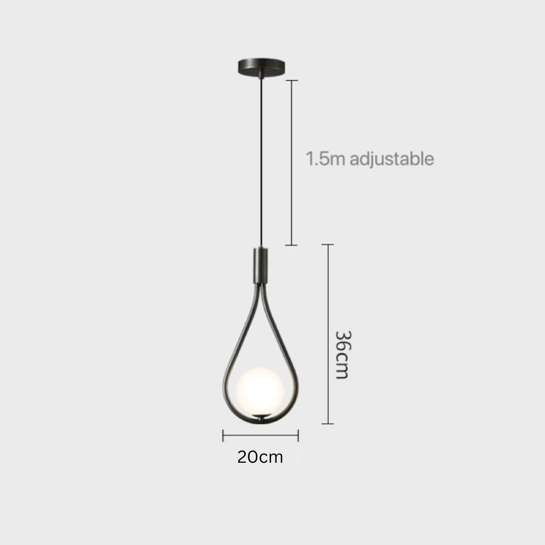 Rhea - Lampe suspendue de luxe