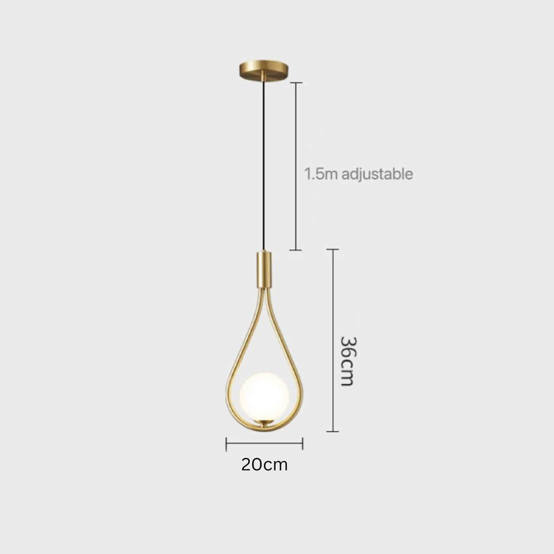 Rhea - Lampe suspendue de luxe