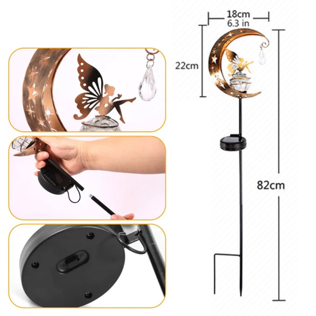 Lunafae - Lampe de fée décorative pour le jardin