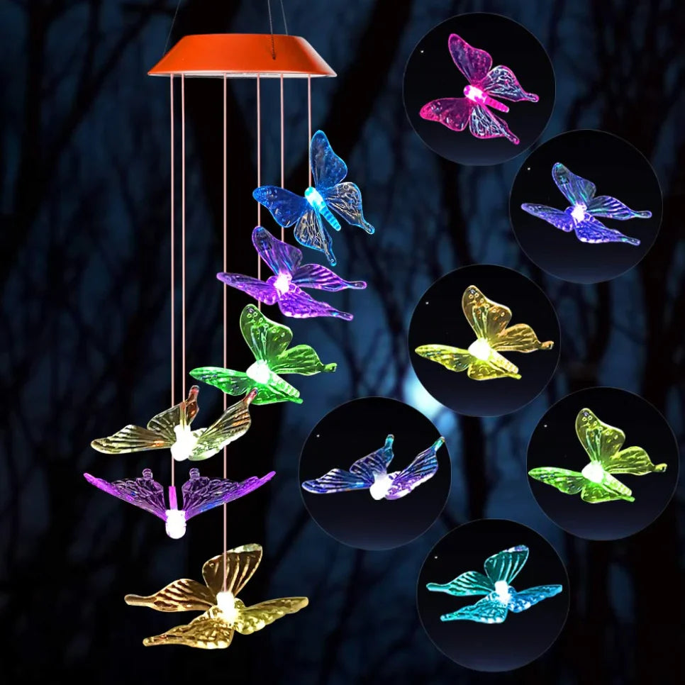 LumaWings Carillon Solaire Papillon