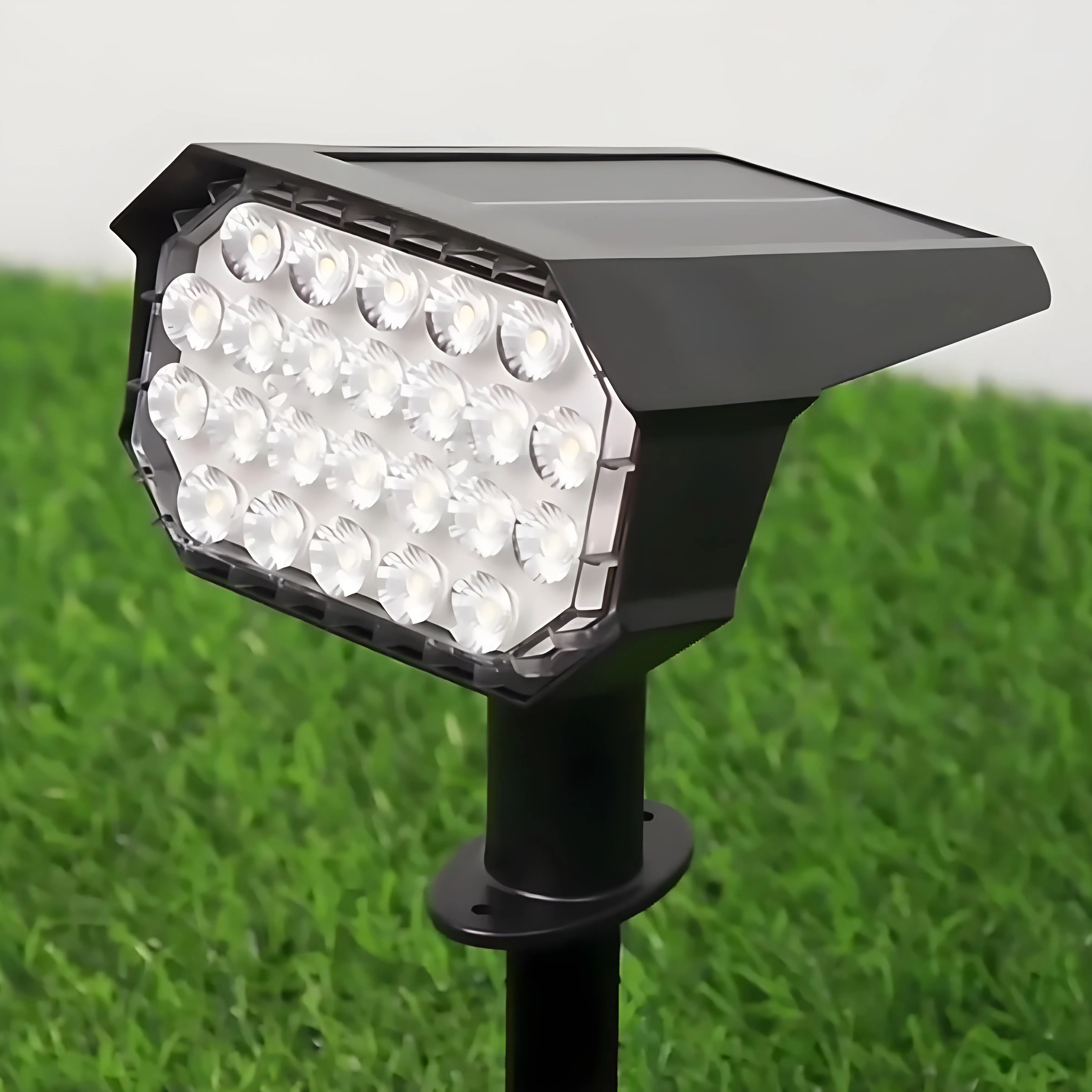 Projecteur Solaire de Jardin pour Éclairage Décoratif Extérieur