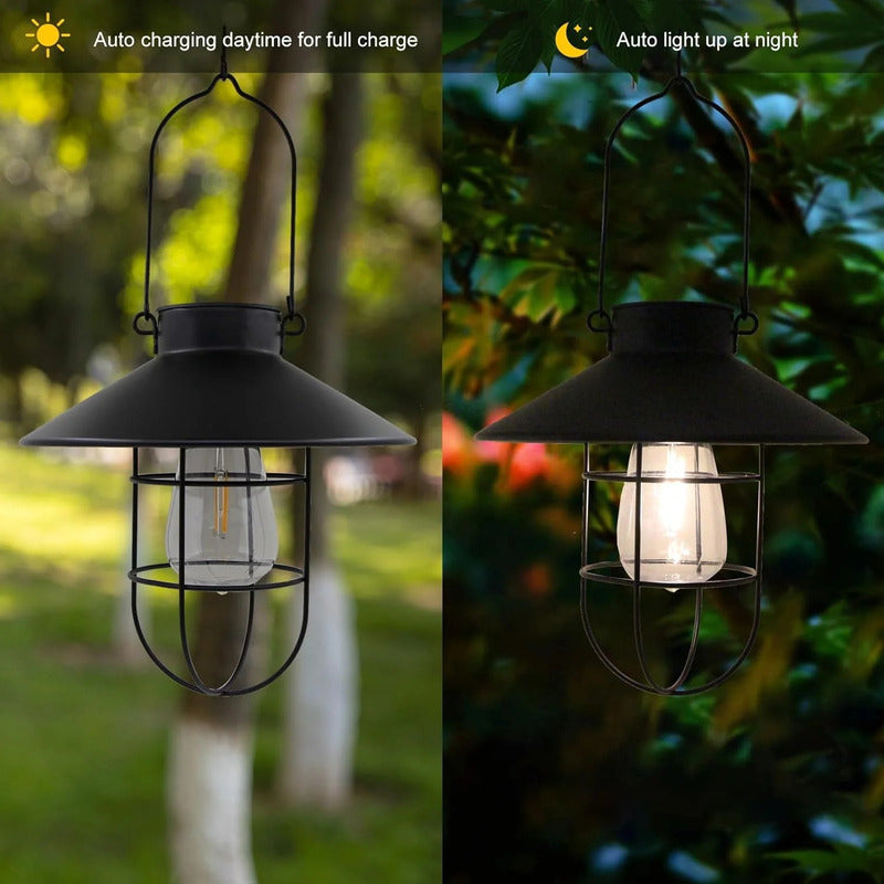Agnes - Lampe Murale Solaire Métal Vintage