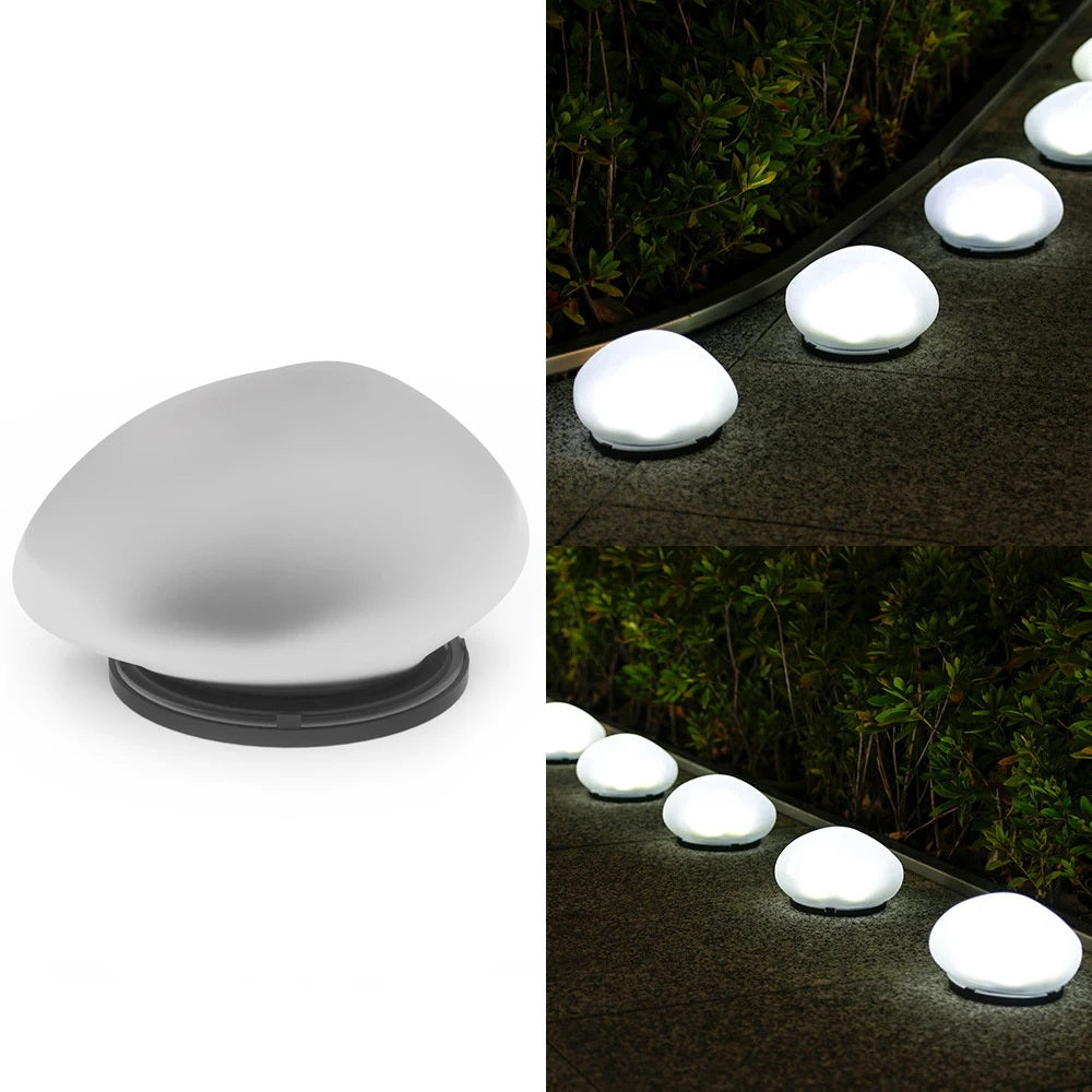 GlowPebble Galets Solaires Déco x2