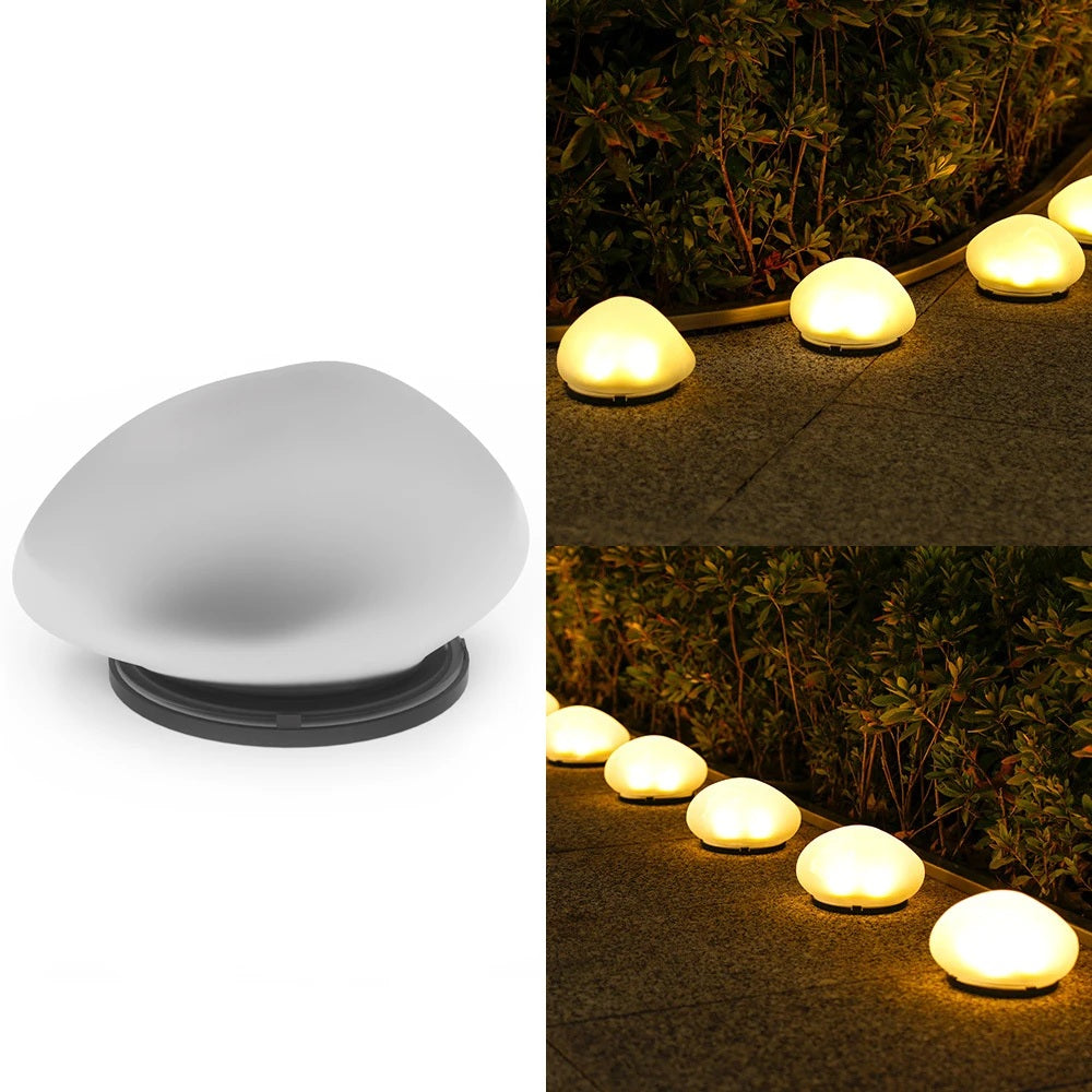 GlowPebble Galets Solaires Déco x2
