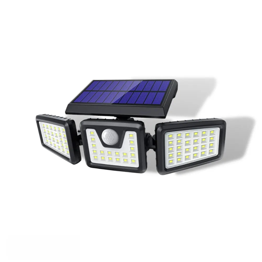 GlowFlex™- La lampe de sécurité solaire ultra-brillante à détecteur de mouvement.