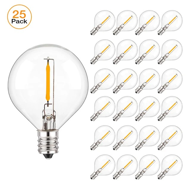 Ampoules LED 1W  "blanc chaud" - IP65 pour une utilisation intensive