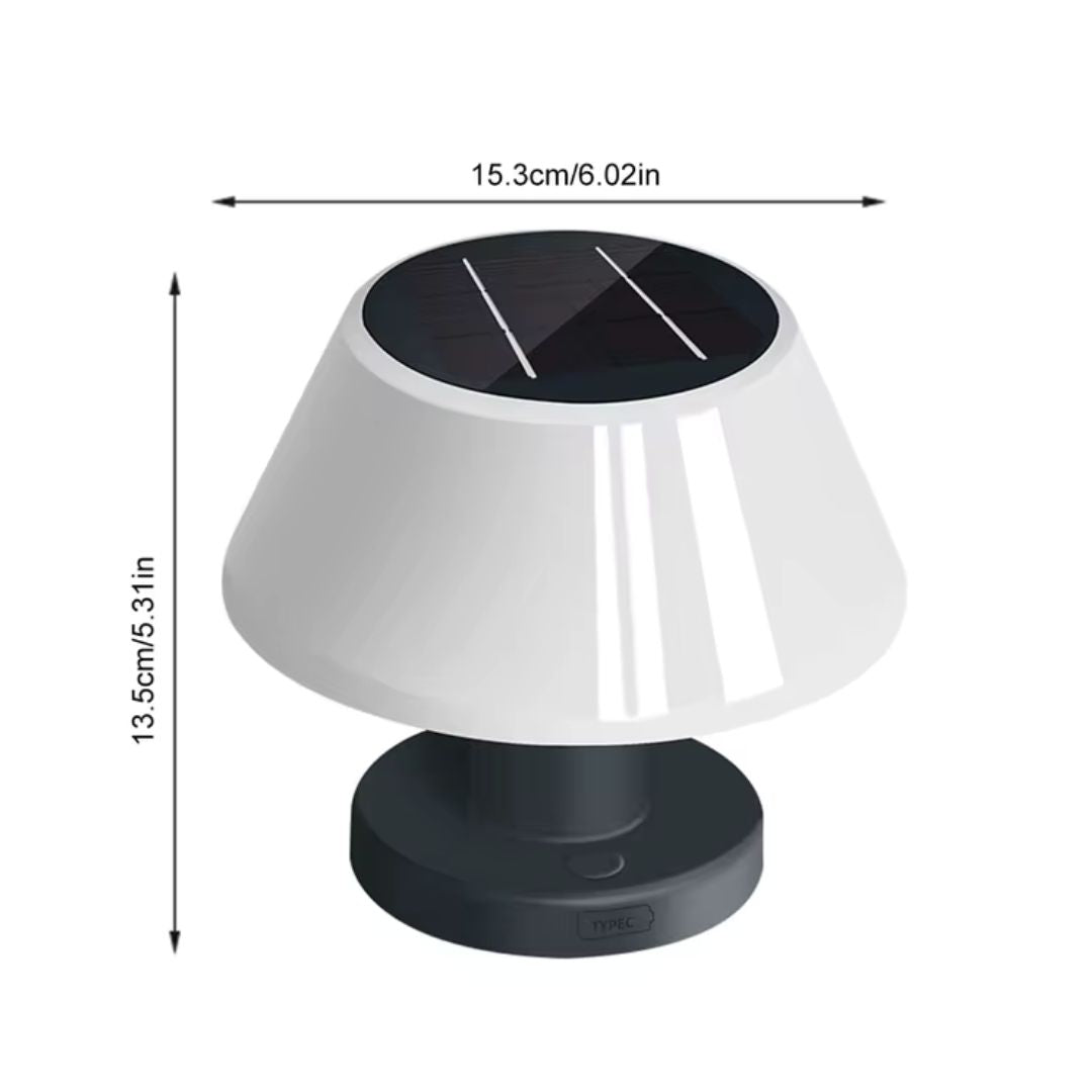 Aurelo - Lampe solaire de table Minimalstic
