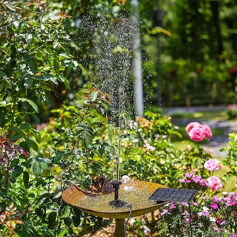 AquaBloom Fontaine Solaire – Kit de Pompe Jardin