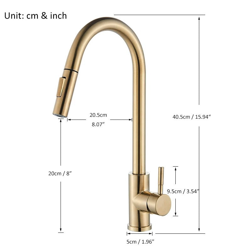 LuxeFlow - Robinet de cuisine