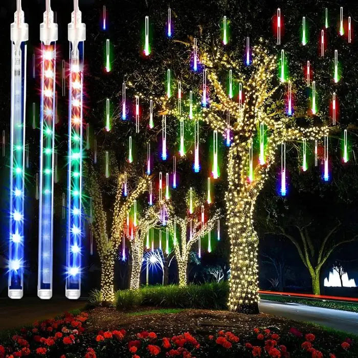 StarCascade – Guirlande Solaire Météore pour Noël & Jardin