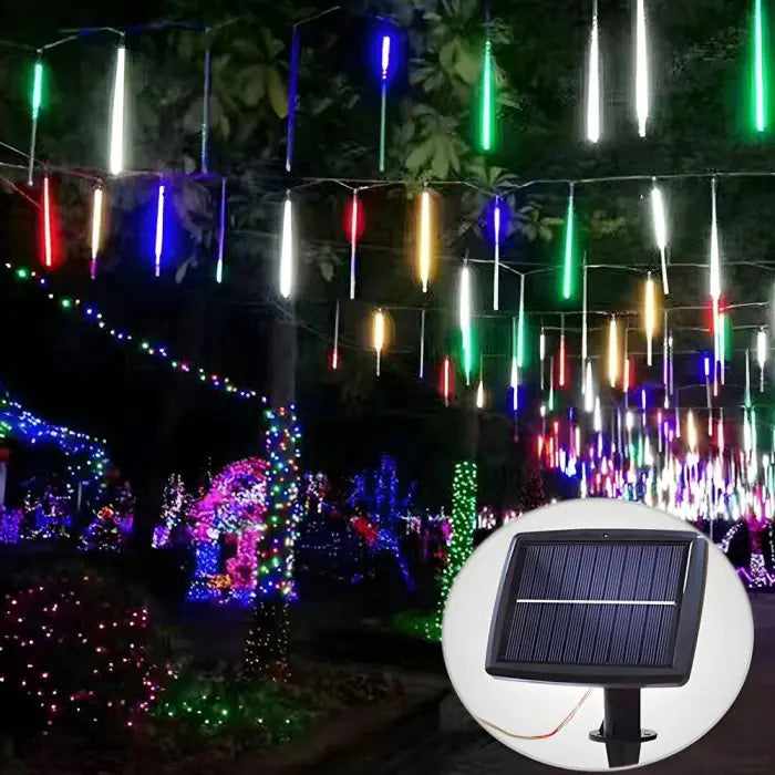 StarCascade – Guirlande Solaire Météore pour Noël & Jardin
