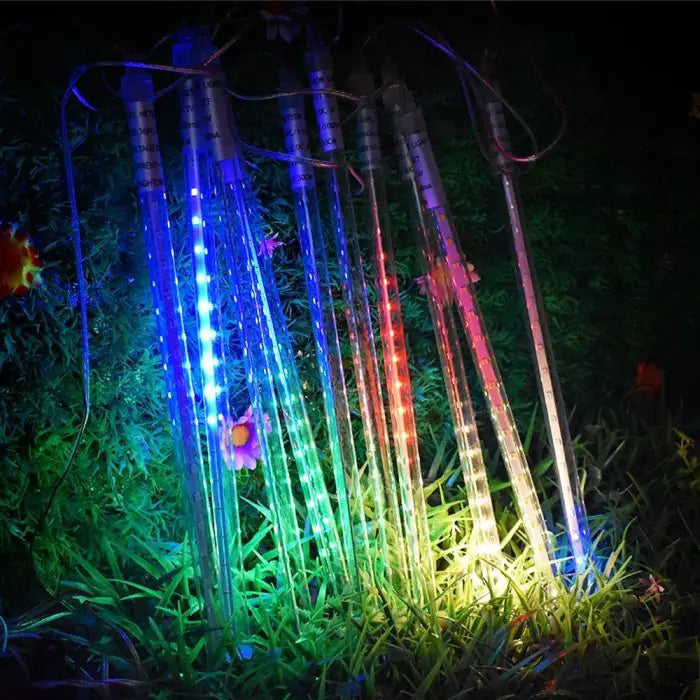 StarCascade – Guirlande Solaire Météore pour Noël & Jardin