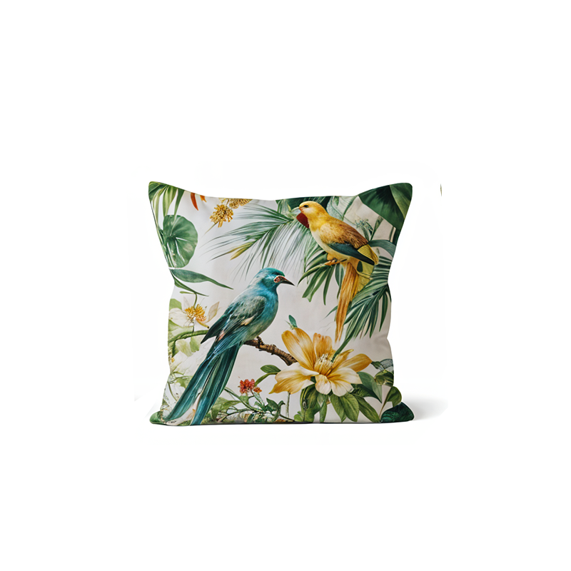 Islara - Coussins Tropicaux Peints à la Main