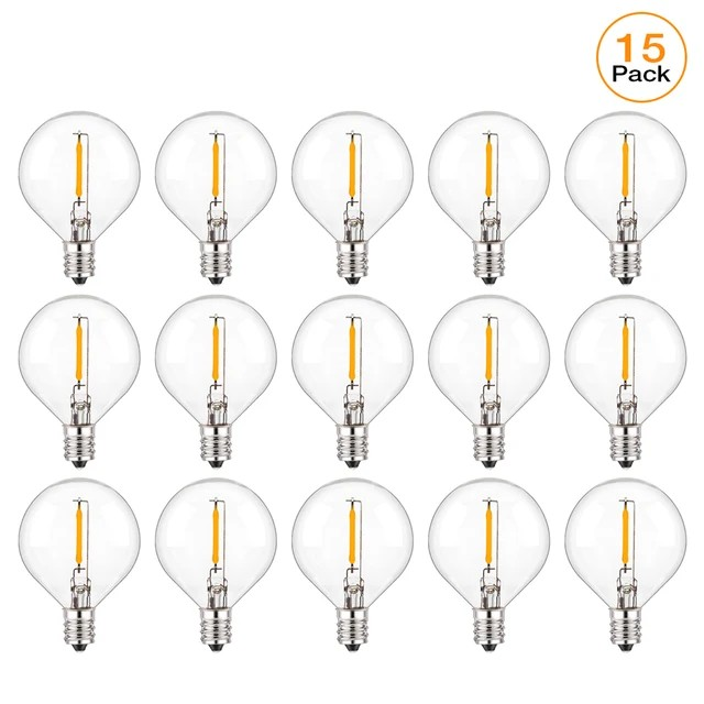 Ampoules LED 1W  "blanc chaud" - IP65 pour une utilisation intensive