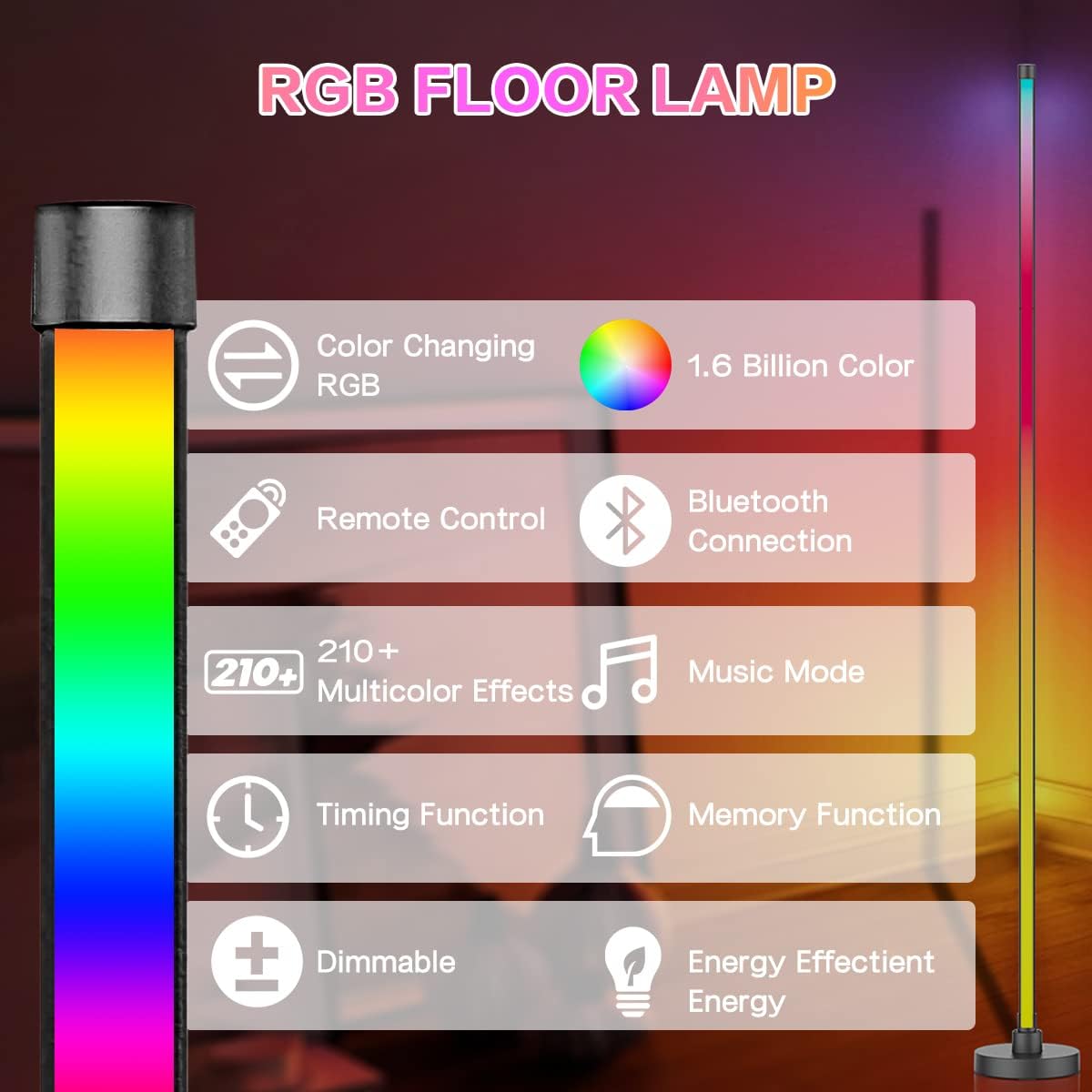 ChromaGlow™ - Lampe de Sol Intelligente