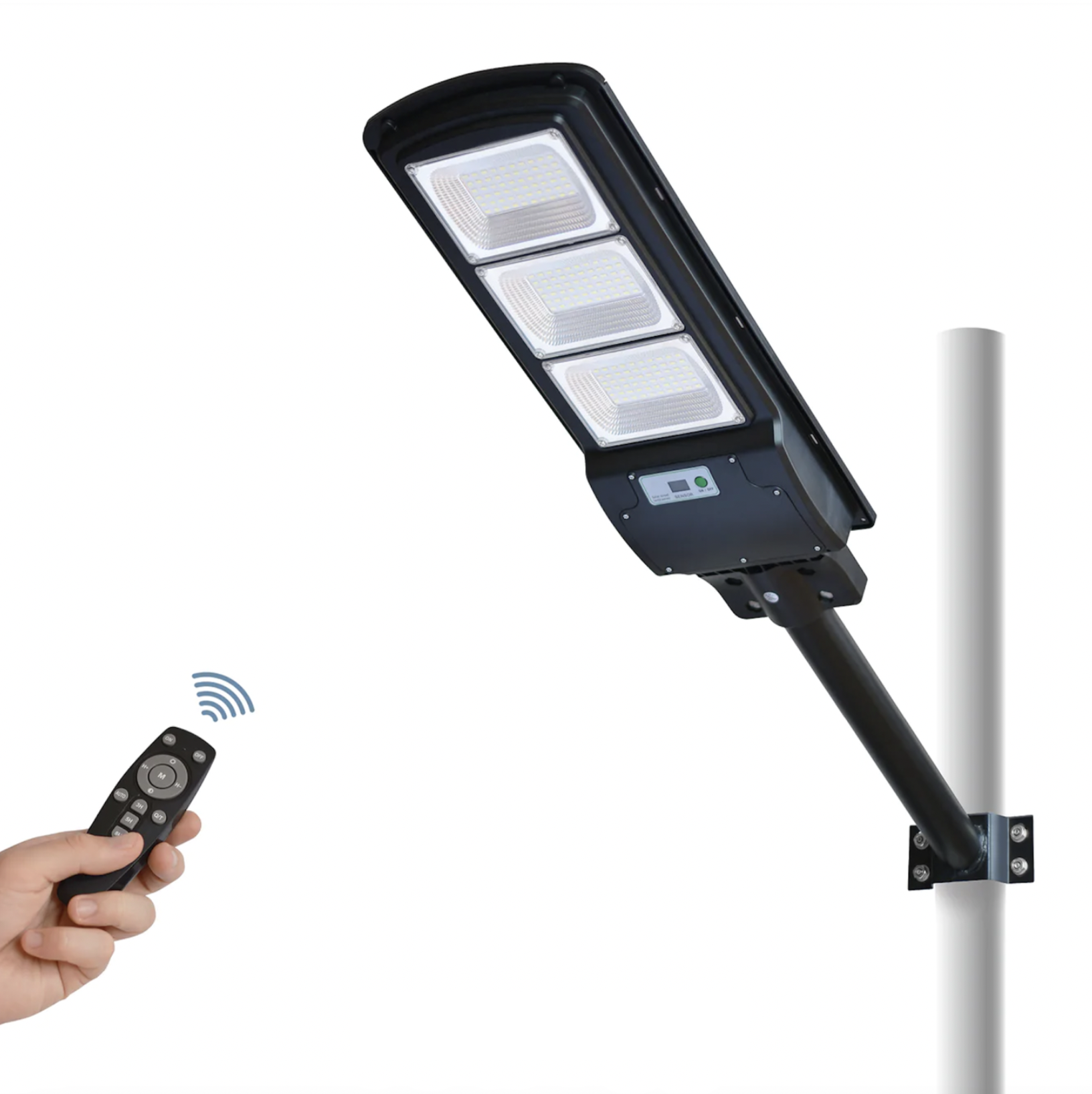 IlluminateSolarMega™- Le Lampadaire Solaire Ultra-Brillant Ultime De 375W/6500 Lumens