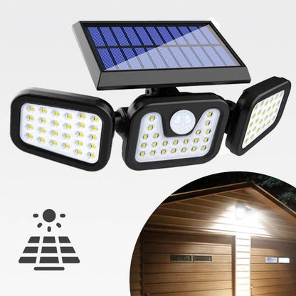 GlowFlex™- La lampe de sécurité solaire ultra-brillante à détecteur de mouvement.